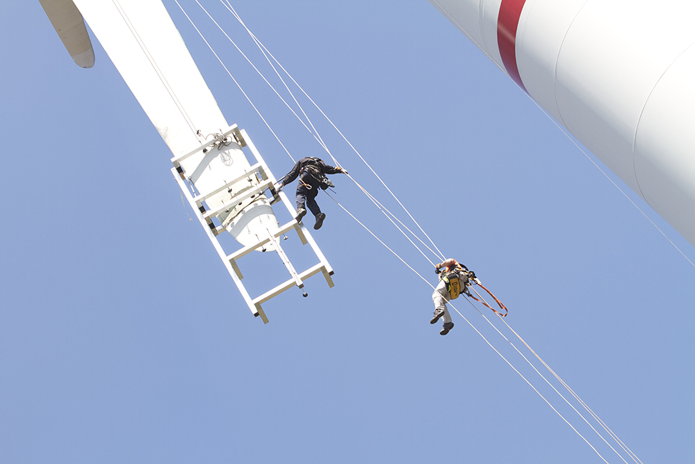 New installation of Rotor Blade Extension PortugalRotor Blade Extension